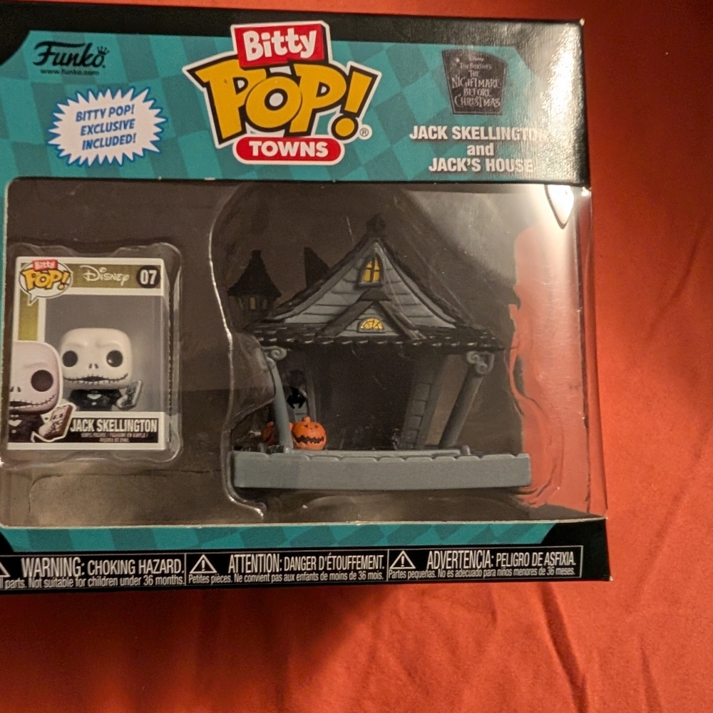 Funko Bitty Pop! Jack Skellington with Black and Gray House